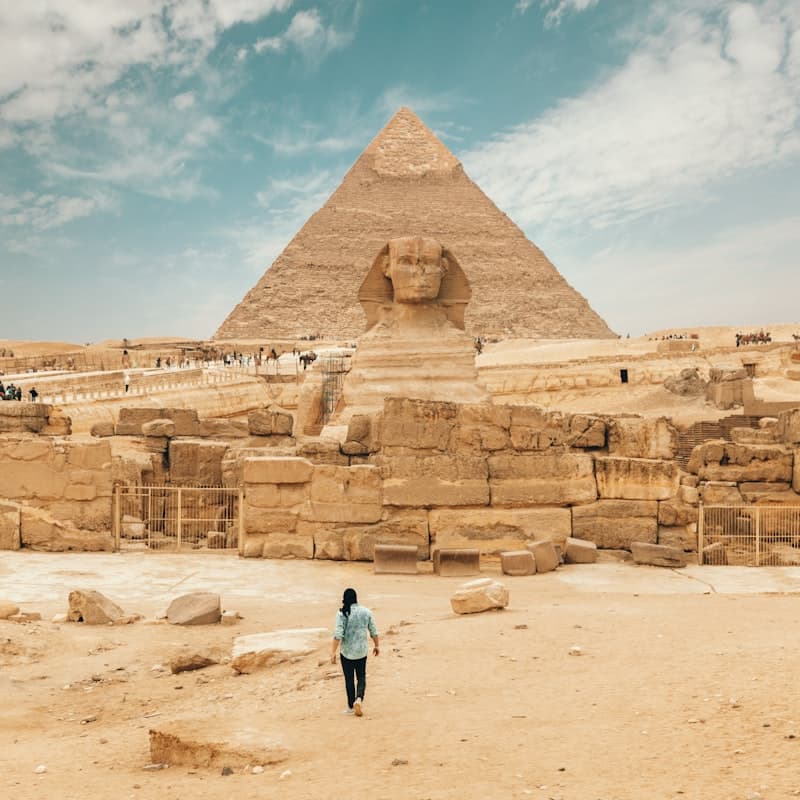 The Great Sphinx of Giza in afternoon light
